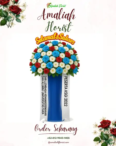 Standing Flowers Tempelan